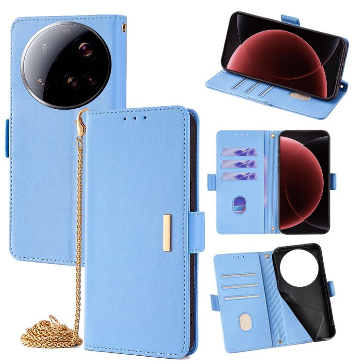 Crossbody Chain Leather Phone Case, For Xiaomi 17 Pro Max, For Xiaomi 17, For Xiaomi Civi 5 Pro 5G, For Xiaomi 15 Ultra
