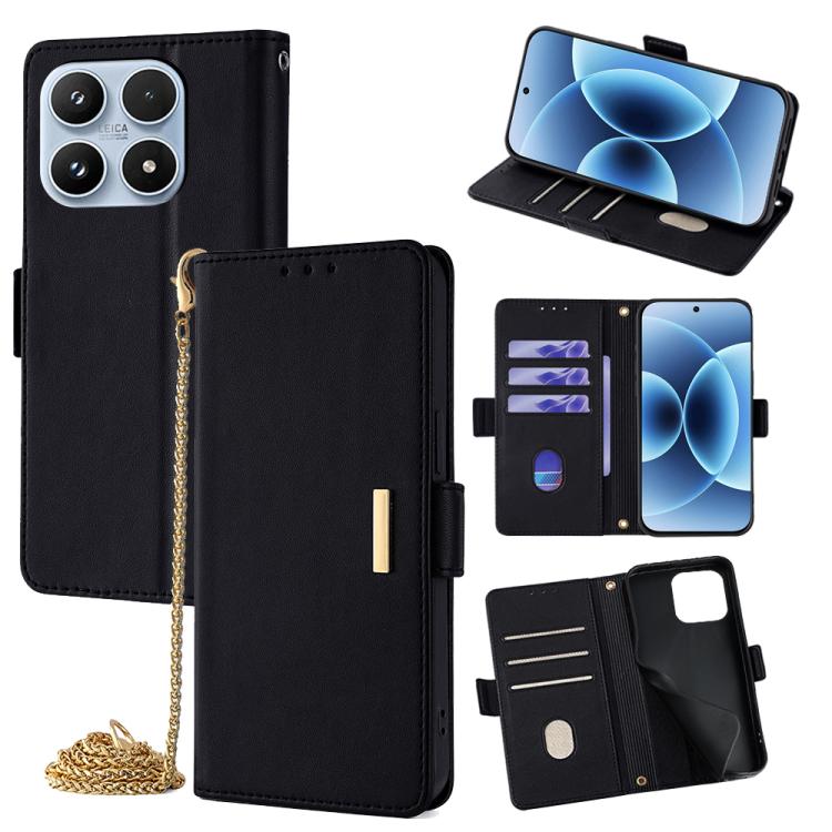 Crossbody Chain Leather Phone Case, For Xiaomi 17 Pro Max, For Xiaomi 17, For Xiaomi Civi 5 Pro 5G, For Xiaomi 15 Ultra