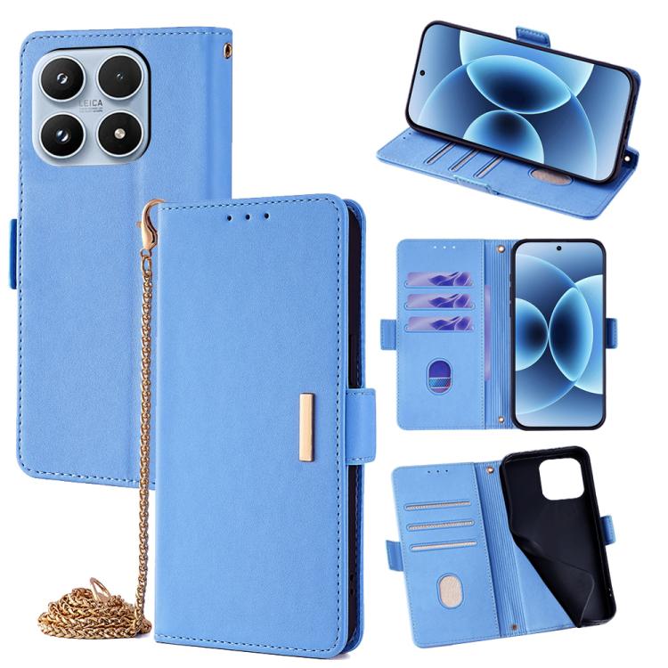Crossbody Chain Leather Phone Case, For Xiaomi 17 Pro Max, For Xiaomi 17, For Xiaomi Civi 5 Pro 5G, For Xiaomi 15 Ultra