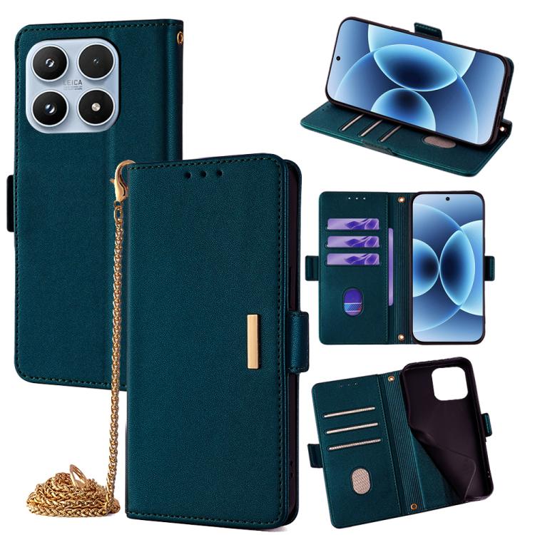 Crossbody Chain Leather Phone Case, For Xiaomi 17 Pro Max, For Xiaomi 17, For Xiaomi Civi 5 Pro 5G, For Xiaomi 15 Ultra