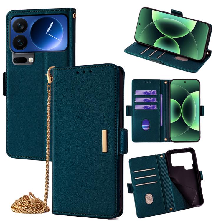 Crossbody Chain Leather Phone Case, For Xiaomi 17 Pro Max, For Xiaomi 17, For Xiaomi Civi 5 Pro 5G, For Xiaomi 15 Ultra