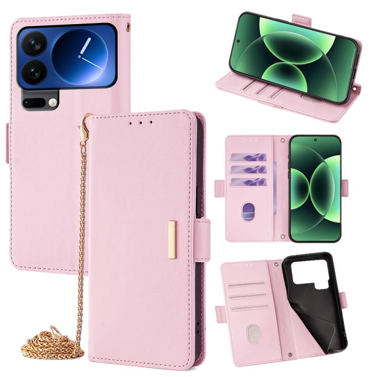 Crossbody Chain Leather Phone Case, For Xiaomi 17 Pro Max, For Xiaomi 17, For Xiaomi Civi 5 Pro 5G, For Xiaomi 15 Ultra