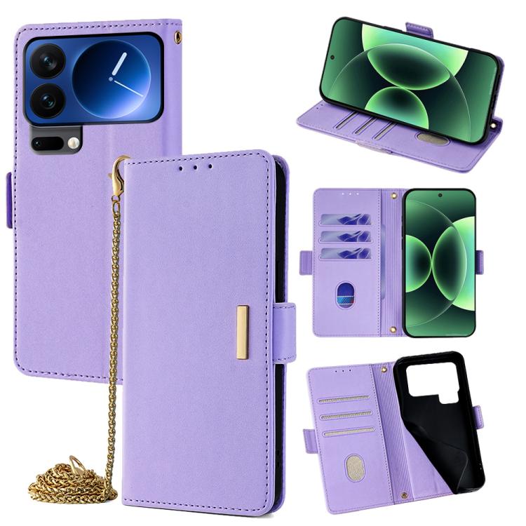 Crossbody Chain Leather Phone Case, For Xiaomi 17 Pro Max, For Xiaomi 17, For Xiaomi Civi 5 Pro 5G, For Xiaomi 15 Ultra