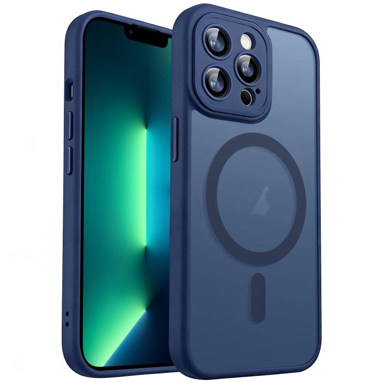 XDcase Skin Feel Magnetic Frosted Phone Case with Lens Film, For iPhone 13 Pro, For iPhone 13, For iPhone 12 Pro Max