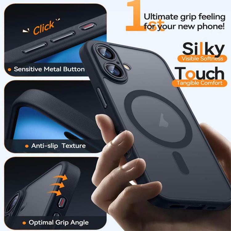 XDcase Skin Feel Magnetic Frosted Phone Case with Lens Film, For iPhone 13 Pro, For iPhone 13, For iPhone 12 Pro Max