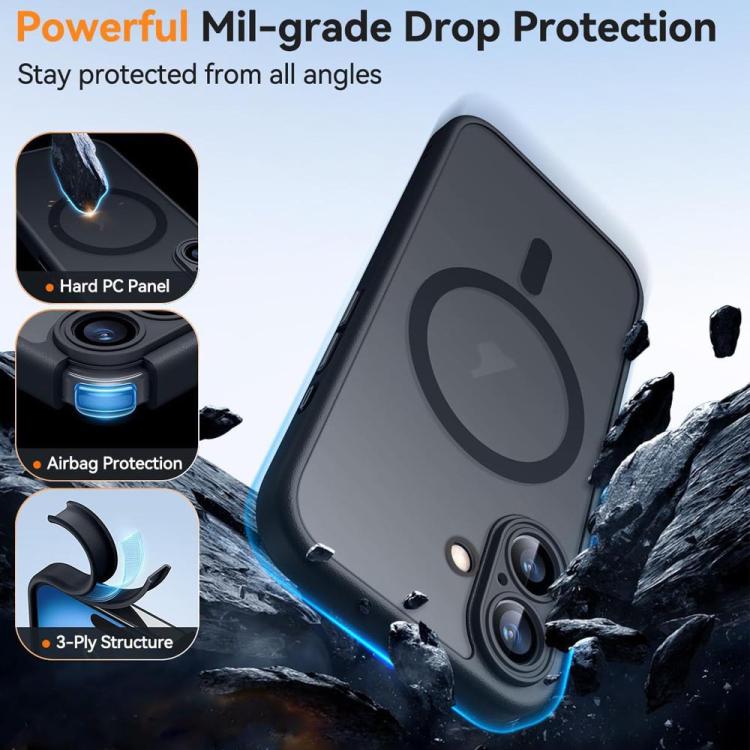 XDcase Skin Feel Magnetic Frosted Phone Case with Lens Film, For iPhone 13 Pro, For iPhone 13, For iPhone 12 Pro Max