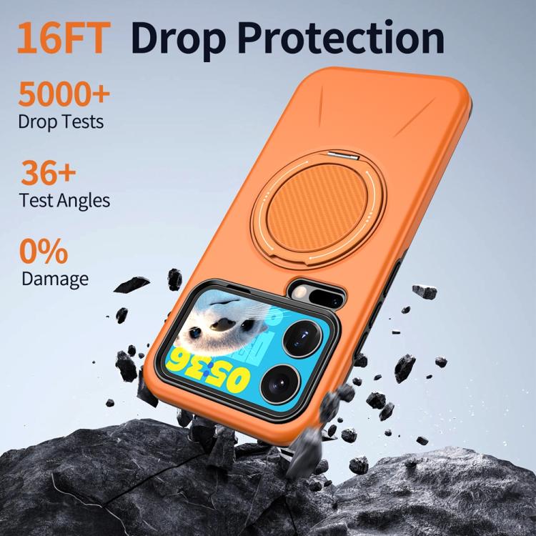 Metal Rotation Holder MagSafe TPU Hybrid PC Phone Case, For Xiaomi 17 Pro Max, For Xiaomi 17, For Xiaomi 15T Pro 5G, For Xiaomi 15T 5G, For Xiaomi 14T Pro, For Xiaomi 14T