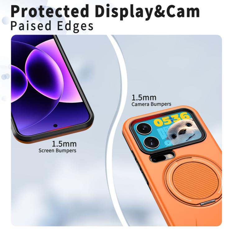 Metal Rotation Holder MagSafe TPU Hybrid PC Phone Case, For Xiaomi 17 Pro Max, For Xiaomi 17, For Xiaomi 15T Pro 5G, For Xiaomi 15T 5G, For Xiaomi 14T Pro, For Xiaomi 14T
