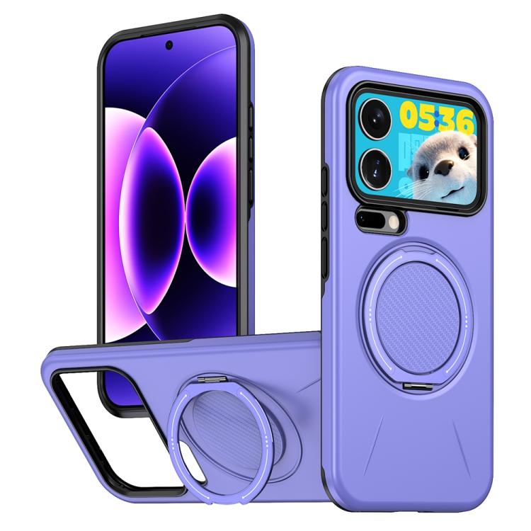 Metal Rotation Holder MagSafe TPU Hybrid PC Phone Case, For Xiaomi 17T Pro 5G, For Xiaomi 17T 5G, For Xiaomi 17 Pro Max, For Xiaomi 17, For Xiaomi 15T Pro 5G, For Xiaomi 15T 5G