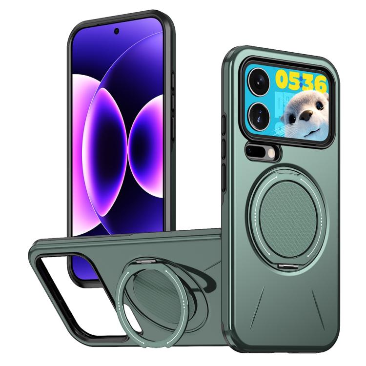 Metal Rotation Holder MagSafe TPU Hybrid PC Phone Case, For Xiaomi 17 Pro Max, For Xiaomi 17, For Xiaomi 15T Pro 5G, For Xiaomi 15T 5G, For Xiaomi 14T Pro, For Xiaomi 14T