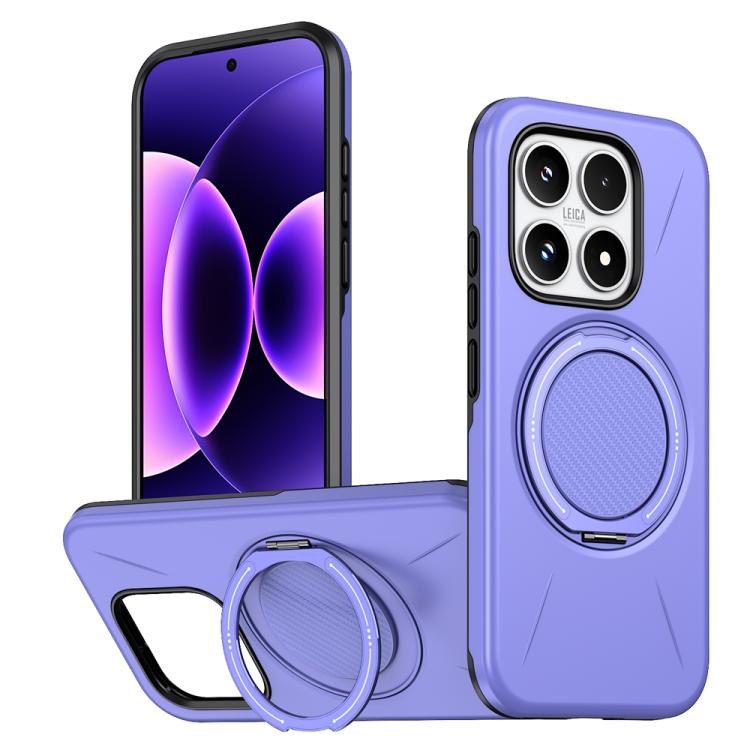 Metal Rotation Holder MagSafe TPU Hybrid PC Phone Case, For Xiaomi 17 Pro Max, For Xiaomi 17, For Xiaomi 15T Pro 5G, For Xiaomi 15T 5G, For Xiaomi 14T Pro, For Xiaomi 14T