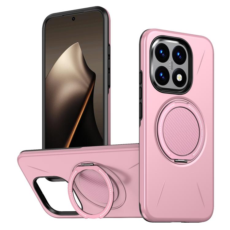 Metal Rotation Holder MagSafe TPU Hybrid PC Phone Case, For Xiaomi 17 Pro Max, For Xiaomi 17, For Xiaomi 15T Pro 5G, For Xiaomi 15T 5G, For Xiaomi 14T Pro, For Xiaomi 14T