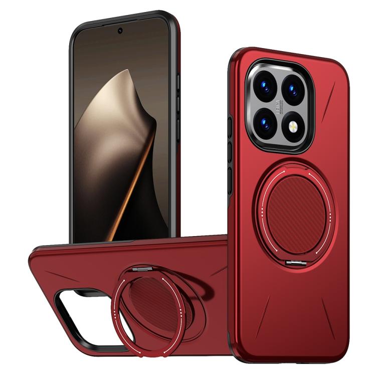 Metal Rotation Holder MagSafe TPU Hybrid PC Phone Case, For Xiaomi 17 Pro Max, For Xiaomi 17, For Xiaomi 15T Pro 5G, For Xiaomi 15T 5G, For Xiaomi 14T Pro, For Xiaomi 14T