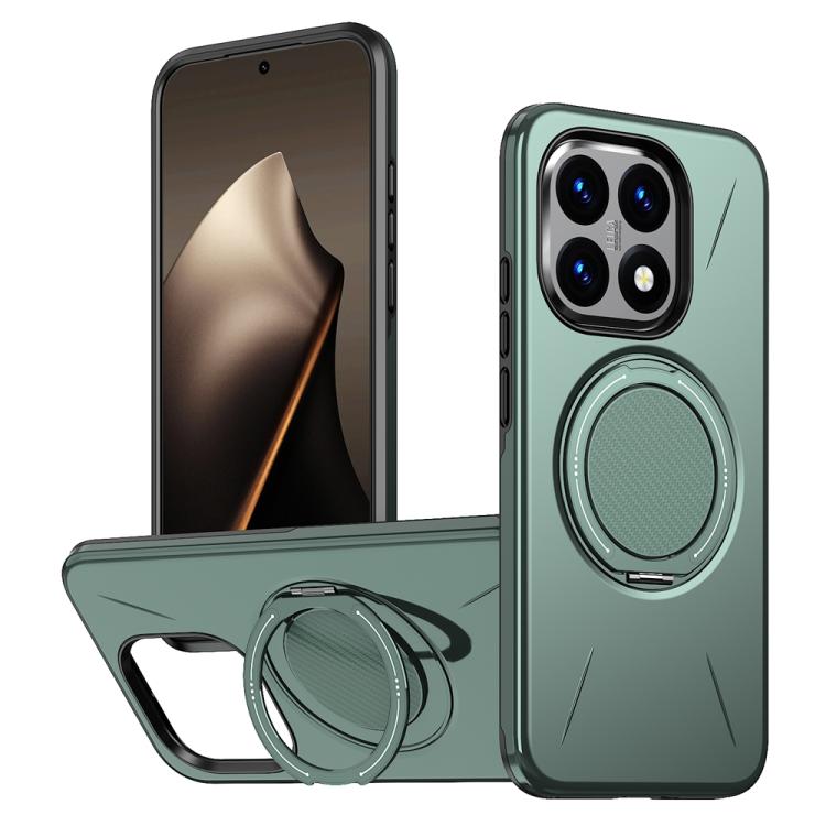 Metal Rotation Holder MagSafe TPU Hybrid PC Phone Case, For Xiaomi 17 Pro Max, For Xiaomi 17, For Xiaomi 15T Pro 5G, For Xiaomi 15T 5G, For Xiaomi 14T Pro, For Xiaomi 14T