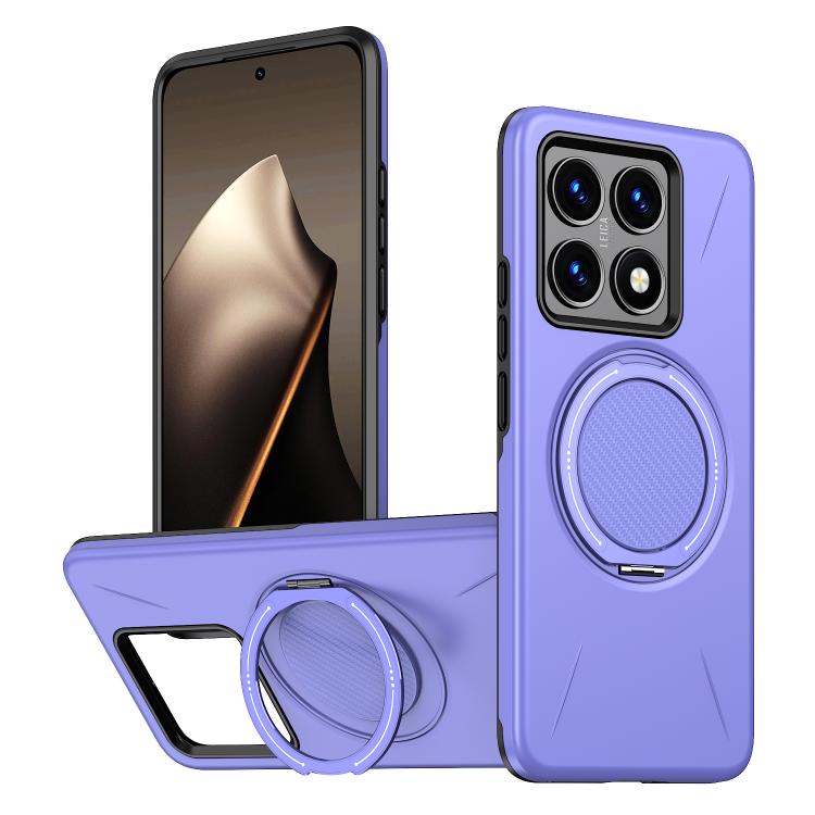 Metal Rotation Holder MagSafe TPU Hybrid PC Phone Case, For Xiaomi 17 Pro Max, For Xiaomi 17, For Xiaomi 15T Pro 5G, For Xiaomi 15T 5G, For Xiaomi 14T Pro, For Xiaomi 14T