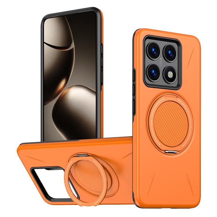 Metal Rotation Holder MagSafe TPU Hybrid PC Phone Case, For Xiaomi 17 Pro Max, For Xiaomi 17, For Xiaomi 15T Pro 5G, For Xiaomi 15T 5G, For Xiaomi 14T Pro, For Xiaomi 14T