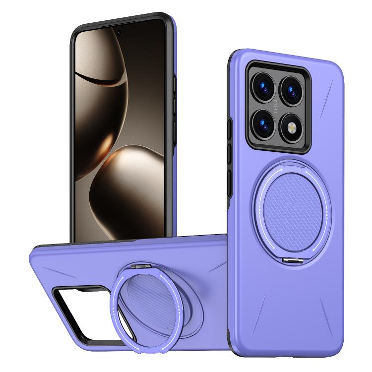 Metal Rotation Holder MagSafe TPU Hybrid PC Phone Case, For Xiaomi 17 Pro Max, For Xiaomi 17, For Xiaomi 15T Pro 5G, For Xiaomi 15T 5G, For Xiaomi 14T Pro, For Xiaomi 14T