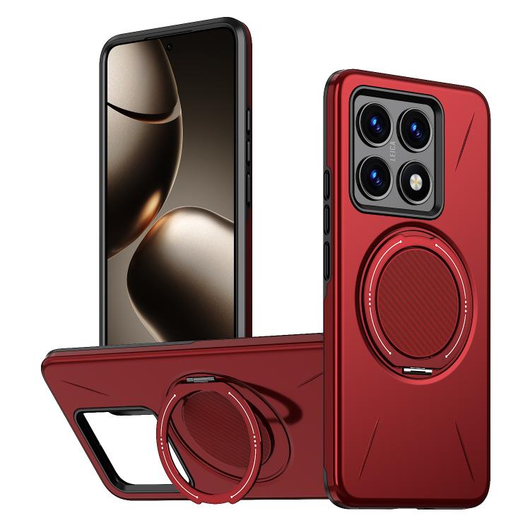 Metal Rotation Holder MagSafe TPU Hybrid PC Phone Case, For Xiaomi 17 Pro Max, For Xiaomi 17, For Xiaomi 15T Pro 5G, For Xiaomi 15T 5G, For Xiaomi 14T Pro, For Xiaomi 14T