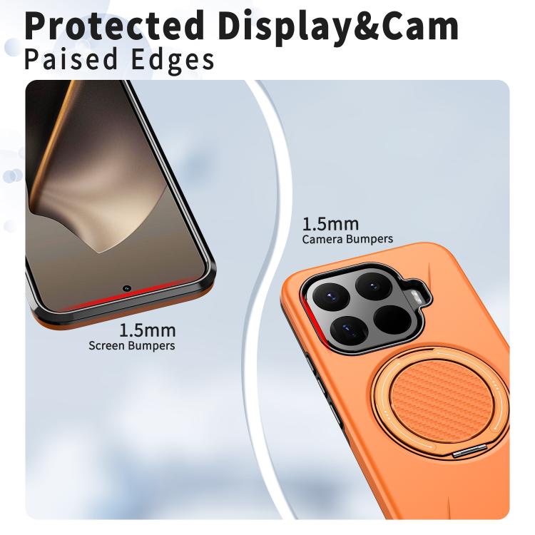 Metal Rotation Holder MagSafe TPU Hybrid PC Phone Case, For Xiaomi 17T Pro 5G, For Xiaomi 17T 5G, For Xiaomi 17 Pro Max, For Xiaomi 17, For Xiaomi 15T Pro 5G, For Xiaomi 15T 5G