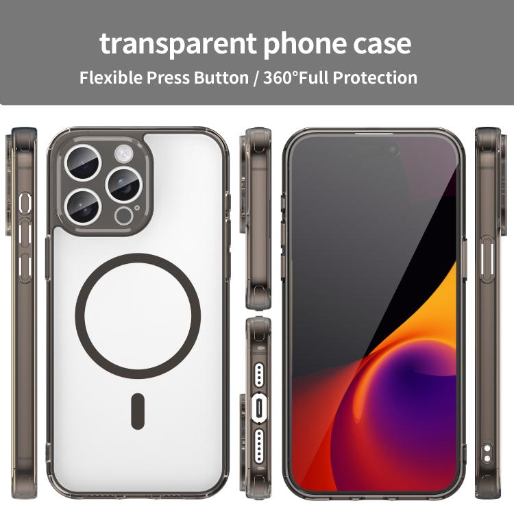 PC Hybrid TPU Airbag Shockproof MagSafe Phone Case, For iPhone 15 Pro Max, For iPhone 15 Pro, For iPhone 15 Plus, For iPhone 15