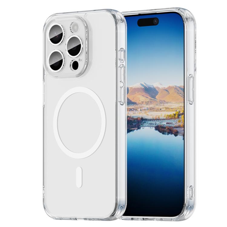 PC Hybrid TPU Airbag Shockproof MagSafe Phone Case, For iPhone 15 Pro Max, For iPhone 15 Pro, For iPhone 15 Plus, For iPhone 15