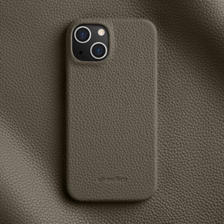 melkco Litchi Texture Magnetic Half Coverage Genuine Leather Phone Case, For iPhone 16 Pro, For iPhone 16, For iPhone 15 Pro Max, For iPhone 15 Pro, For iPhone 15, For iPhone 14