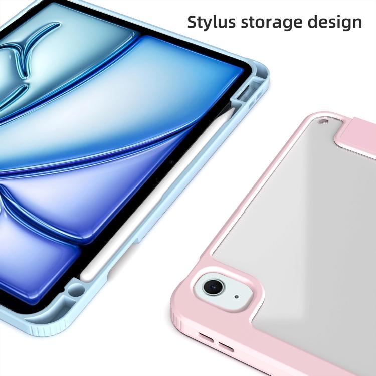 Mutural XingYi Series Tri-fold Vegan Leather Tablet Case, For iPad Air 13 2026 / 2025 / 2024, For iPad Air 11 2026 / 2025 / 2024, For iPad Pro 13 2025 / 2024, For iPad Pro 11 2025 / 2024, For iPad 2025 / 2022, For iPad Pro 11 2022 / 2021 / 2020
