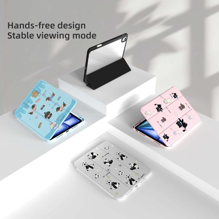 Mutural XingYi Series Tri-fold Vegan Leather Tablet Case, For iPad Air 13 2026 / 2025 / 2024, For iPad Air 11 2026 / 2025 / 2024, For iPad Pro 13 2025 / 2024, For iPad Pro 11 2025 / 2024, For iPad 2025 / 2022, For iPad Pro 11 2022 / 2021 / 2020