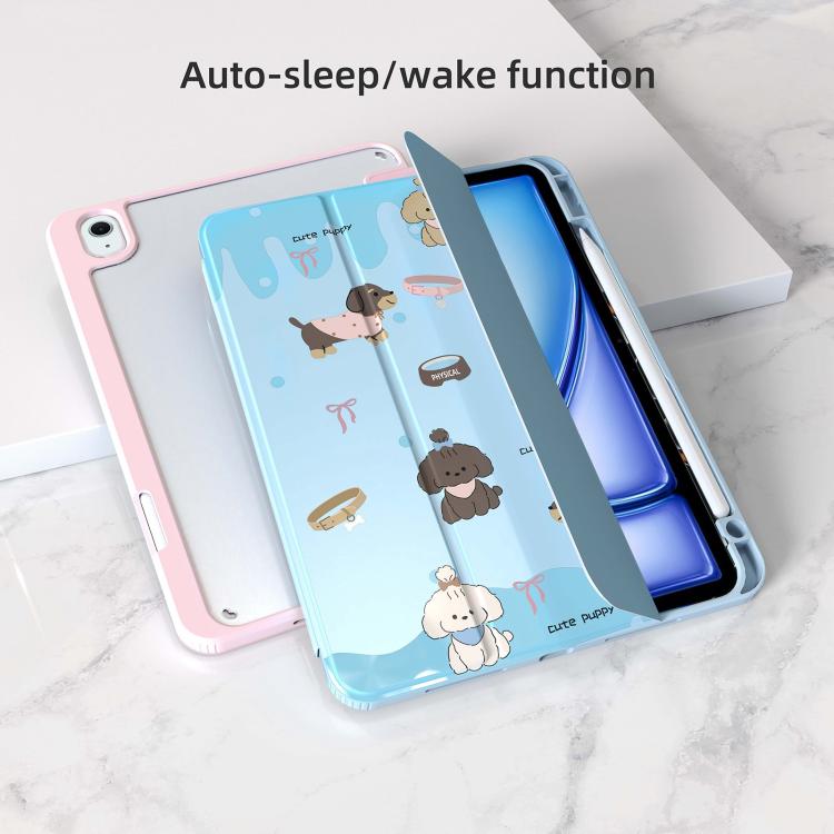 Mutural XingYi Series Tri-fold Vegan Leather Tablet Case, For iPad Air 13 2026 / 2025 / 2024, For iPad Air 11 2026 / 2025 / 2024, For iPad Pro 13 2025 / 2024, For iPad Pro 11 2025 / 2024, For iPad 2025 / 2022, For iPad Pro 11 2022 / 2021 / 2020