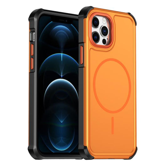 Solid Color 2 in 1 Magnetic Airbag Shockproof Phone Case, For iPhone 12 / 12 Pro, For iPhone 12 Pro Max, For iPhone 11 Pro Max, For iPhone 11