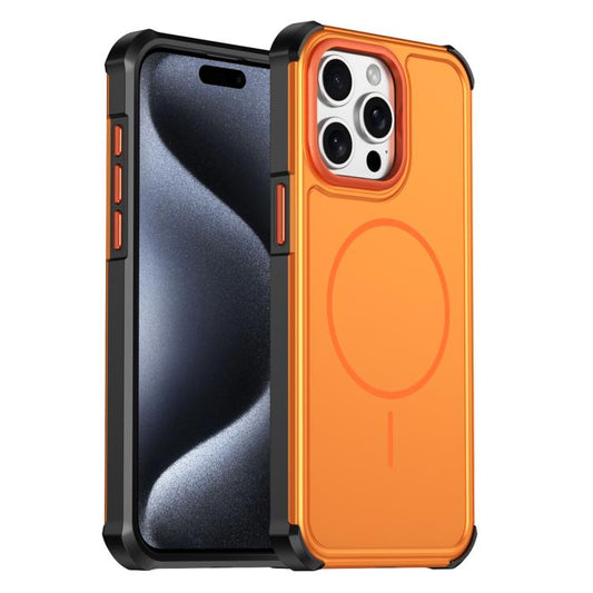 Solid Color 2 in 1 Magnetic Airbag Shockproof Phone Case, For iPhone 15 Pro Max, For iPhone 15 Pro, For iPhone 15 Plus / 14 Plus, For iPhone 15, For iPhone 14 / 13, For iPhone 14 Pro, For iPhone 14 Pro Max, For iPhone 13 Pro Max, For iPhone 13 Pro