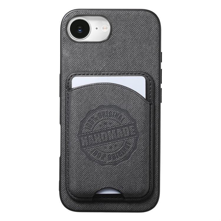 Twill Texture Vegan Leather Magnetic Phone Cover with Detachable Card Holder, For iPhone 16e / 17e, For iPhone 17 Pro Max, For iPhone 17 Pro, For iPhone 17, For iPhone Air, For iPhone 16 Pro Max