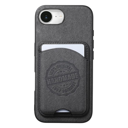 Twill Texture Vegan Leather Magnetic Phone Cover with Detachable Card Holder, For iPhone 16e / 17e, For iPhone 17 Pro Max, For iPhone 17 Pro, For iPhone 17, For iPhone Air, For iPhone 16 Pro Max