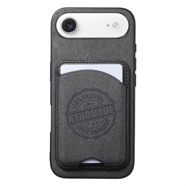Twill Texture Vegan Leather Magnetic Phone Cover with Detachable Card Holder, For iPhone 16e / 17e, For iPhone 17 Pro Max, For iPhone 17 Pro, For iPhone 17, For iPhone Air, For iPhone 16 Pro Max