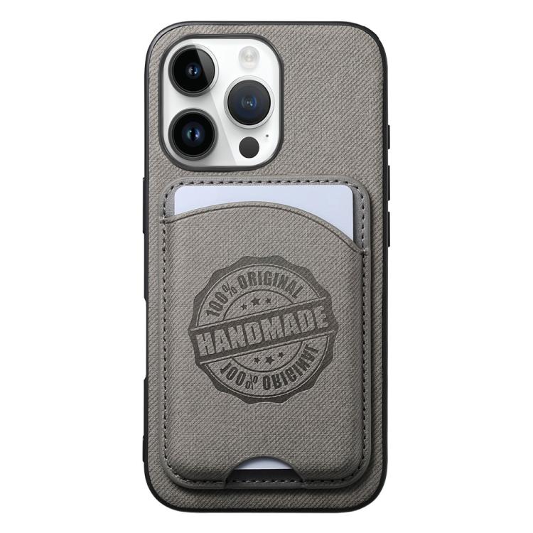 Twill Texture Vegan Leather Magnetic Phone Cover with Detachable Card Holder, For iPhone 16 Pro, For iPhone 16 Plus, For iPhone 16, For iPhone 15 Pro Max, For iPhone 15 Pro, For iPhone 15 Plus