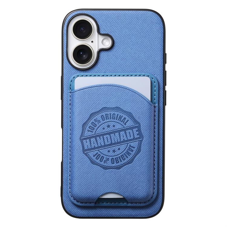 Twill Texture Vegan Leather Magnetic Phone Cover with Detachable Card Holder, For iPhone 16 Pro, For iPhone 16 Plus, For iPhone 16, For iPhone 15 Pro Max, For iPhone 15 Pro, For iPhone 15 Plus
