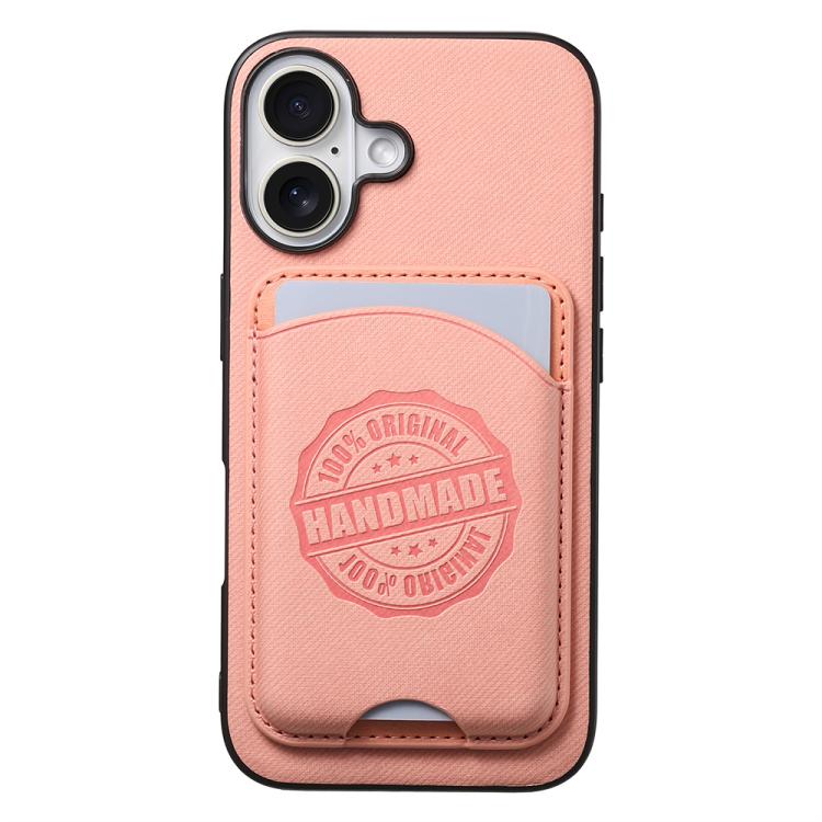 Twill Texture Vegan Leather Magnetic Phone Cover with Detachable Card Holder, For iPhone 16 Pro, For iPhone 16 Plus, For iPhone 16, For iPhone 15 Pro Max, For iPhone 15 Pro, For iPhone 15 Plus