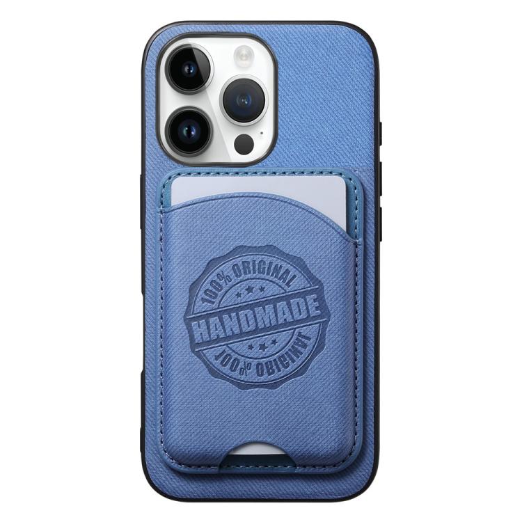Twill Texture Vegan Leather Magnetic Phone Cover with Detachable Card Holder, For iPhone 16 Pro, For iPhone 16 Plus, For iPhone 16, For iPhone 15 Pro Max, For iPhone 15 Pro, For iPhone 15 Plus