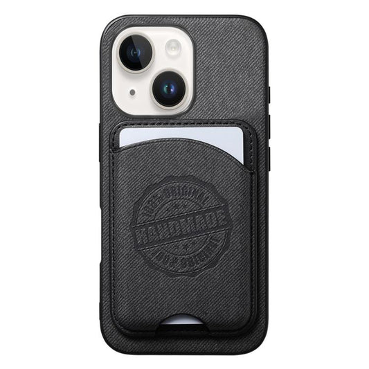 Twill Texture Vegan Leather Magnetic Phone Cover with Detachable Card Holder, For iPhone 15, For iPhone 14 Plus, For iPhone 14, For iPhone 14 Pro, For iPhone 14 Pro Max, For iPhone 13 Pro Max