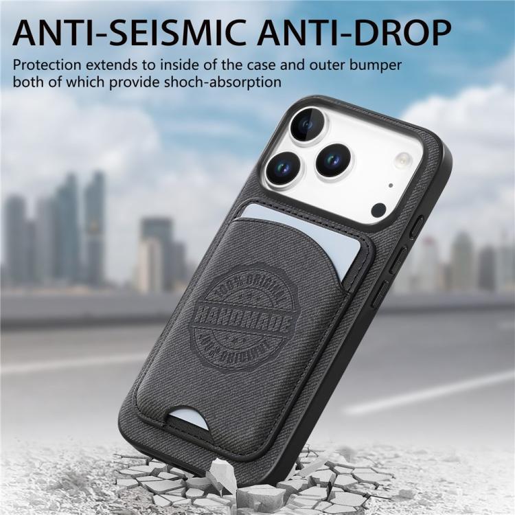 Twill Texture Vegan Leather Magnetic Phone Cover with Detachable Card Holder, For iPhone 15, For iPhone 14 Plus, For iPhone 14, For iPhone 14 Pro, For iPhone 14 Pro Max, For iPhone 13 Pro Max