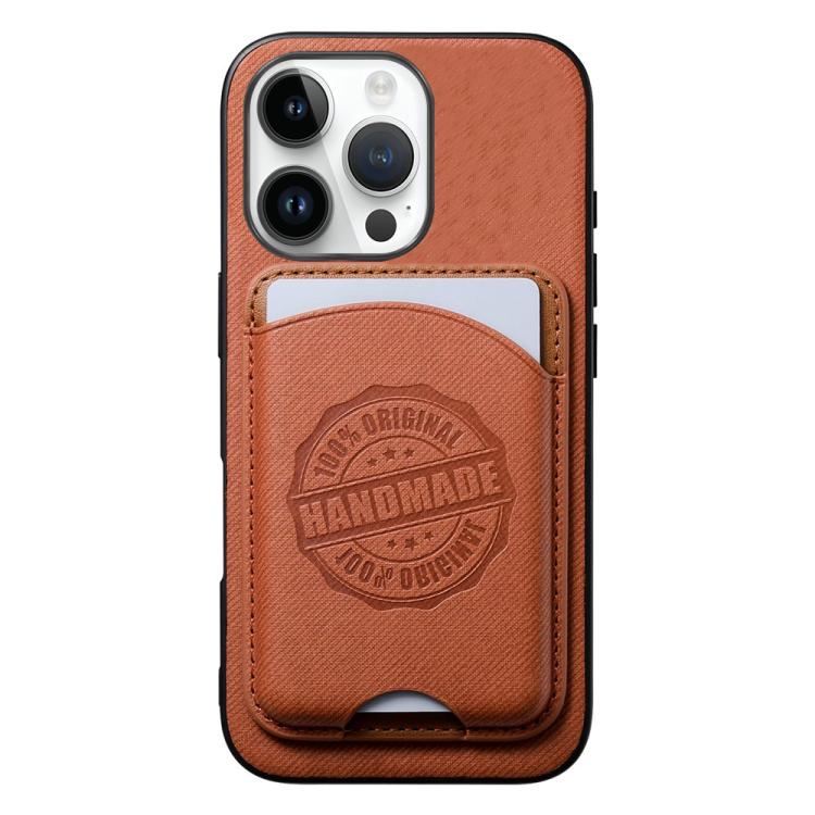 Twill Texture Vegan Leather Magnetic Phone Cover with Detachable Card Holder, For iPhone 15, For iPhone 14 Plus, For iPhone 14, For iPhone 14 Pro, For iPhone 14 Pro Max, For iPhone 13 Pro Max