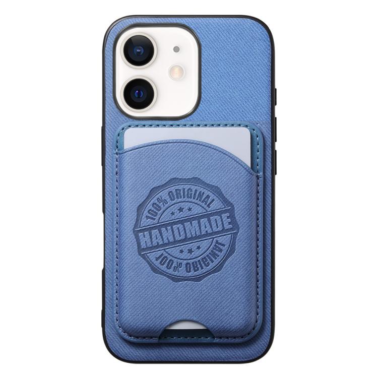 Twill Texture Vegan Leather Magnetic Phone Cover with Detachable Card Holder, For iPhone 11, For iPhone 11 Pro