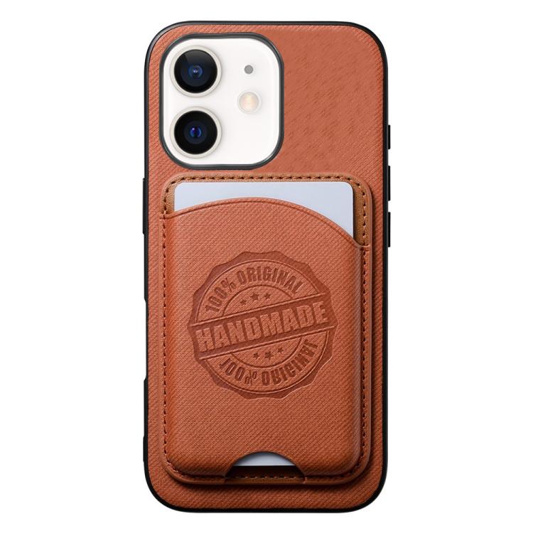 Twill Texture Vegan Leather Magnetic Phone Cover with Detachable Card Holder, For iPhone 11, For iPhone 11 Pro