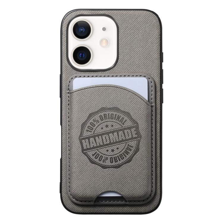 Twill Texture Vegan Leather Magnetic Phone Cover with Detachable Card Holder, For iPhone 11, For iPhone 11 Pro