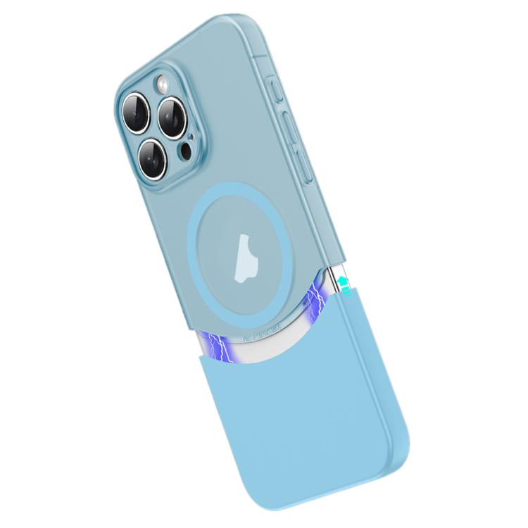 Tenon-and-mortise Splicing Magnetic PC Phone Case, For iPhone 16 Pro, For iPhone 16 Plus, For iPhone 16, For iPhone 15 Pro Max, For iPhone 15 Pro, For iPhone 15 Plus / 14 Plus