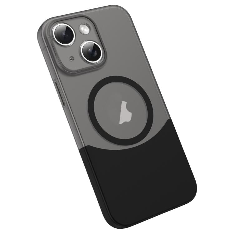 Tenon-and-mortise Splicing Magnetic PC Phone Case, For iPhone 16 Pro, For iPhone 16 Plus, For iPhone 16, For iPhone 15 Pro Max, For iPhone 15 Pro, For iPhone 15 Plus / 14 Plus