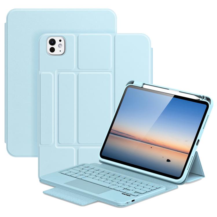 DUX DUCIS YK Series Magnetic Wireless Keyboard Vegan Leather Tablet Case, For iPad Air 13 2026 / 2025 / 2024, For iPad Air 11 2026 / 2025 / 2024, For iPad Pro 13 2025 / 2024, For iPad Pro 11 2025 / 2024, For iPad 2025 / 2022