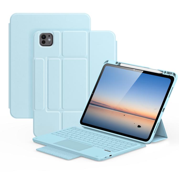 DUX DUCIS YK Series Magnetic Wireless Keyboard Vegan Leather Tablet Case, For iPad Air 13 2026 / 2025 / 2024, For iPad Air 11 2026 / 2025 / 2024, For iPad Pro 13 2025 / 2024, For iPad Pro 11 2025 / 2024, For iPad 2025 / 2022