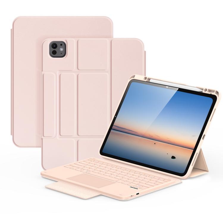 DUX DUCIS YK Series Magnetic Wireless Keyboard Vegan Leather Tablet Case, For iPad Air 13 2026 / 2025 / 2024, For iPad Air 11 2026 / 2025 / 2024, For iPad Pro 13 2025 / 2024, For iPad Pro 11 2025 / 2024, For iPad 2025 / 2022