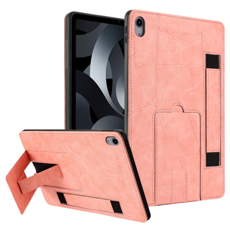 Wristband Retro Vegan Leather Back Tablet Case with Holder, For iPad Air 13 2026 / 2025 / 2024, For iPad Air 2026 / 2025 / 2024, For iPad Pro 13 2025 / 2024, For iPad Pro 11 2025 / 2024, For iPad 2025 / 2022, For iPad mini 2024 / mini 6                ...